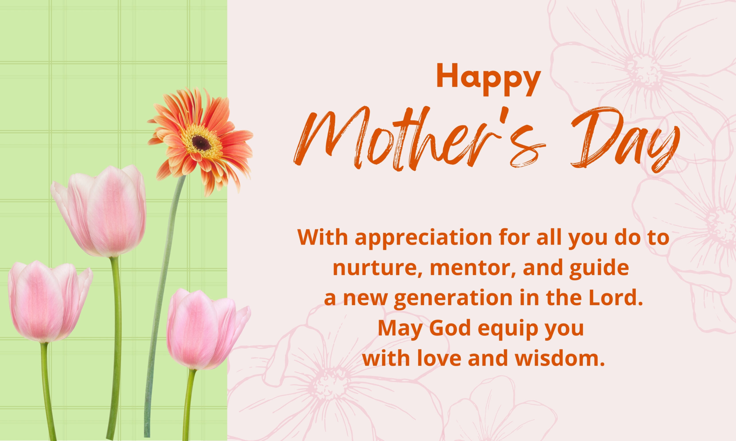Happy Mother's Day Announcement